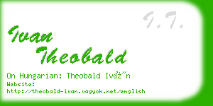 ivan theobald business card